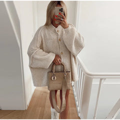 Eliana | Lässiger Oversize-Cardigan in Weiß