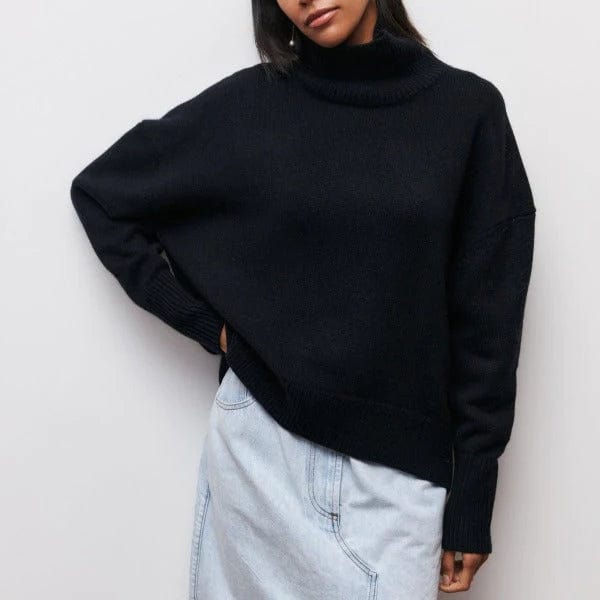 Oversize-Rollkragenpullover CLARA aus Kaschmir