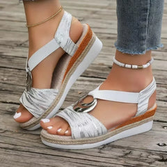 Reese | Fußgewölbestütze Leicht Sandalen in Weiß
