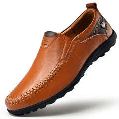 Oreno - zeitlose Loafer in Braun