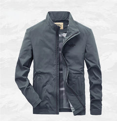 WIND UND WASSERDICHTE OUTDOOR-JACKE - MILANO in Grau