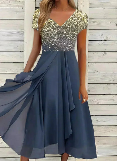 Caelina | Stilvolles Midi-Kleid