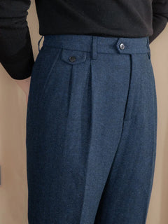 Stefan Wollhose in Marineblau
