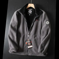Norway™ - Premium Fleece Weste in Grau
