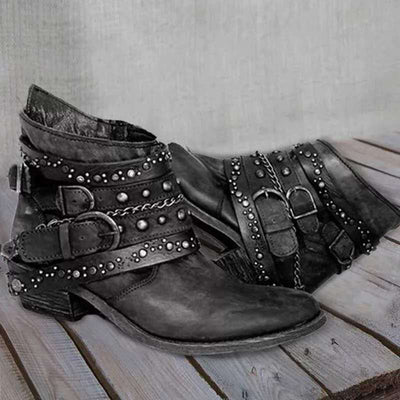 Damen Stiefeletten Cowboystiefel | Spitz
