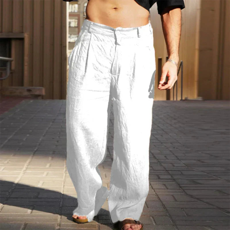 Romeo | WEITE LEINENHOSE