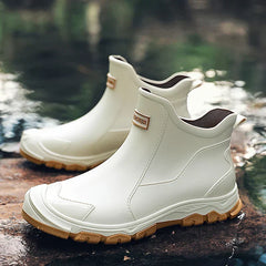 Joachim | Herren Klassischer Lederstiefel Schuhe in Beige