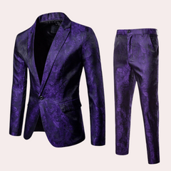 Herren 2-Teiler Hochzeitsgast Anzug | Blazer und Hosen in Lila