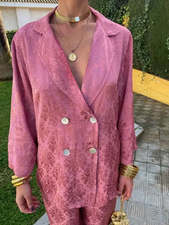Kelly  | Komplettes Chic-Blazer in Rosa