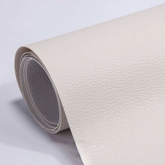 Selbstklebender Lederreparaturflicken 50 x 137 cm in Beige