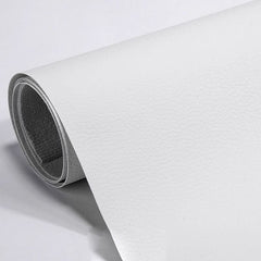 Selbstklebender Lederreparaturflicken 50 x 137 cm in Weiß