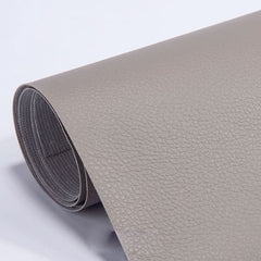 Selbstklebender Lederreparaturflicken 50 x 137 cm in Grau