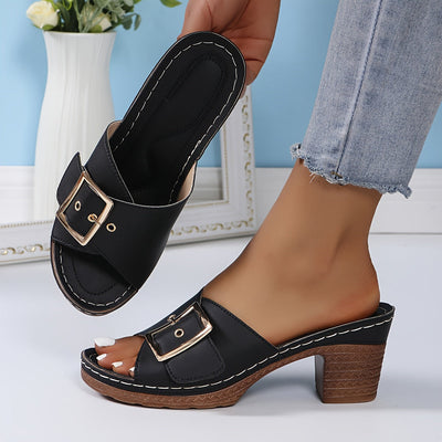 Eleganta™ – Damen Ledersandalen Stilvoll & Komfortabel durch den Sommer