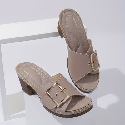 Eleganta™ – Damen Ledersandalen Stilvoll & Komfortabel durch den Sommer