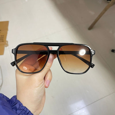 Unisex Vintage Sonnenbrille | Quadratisches Design