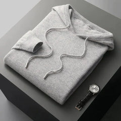 Bobby – Herren Strickpullover aus Wolle in Hellgrau