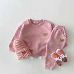 CubCouture - Jogging-Set für Ihr Kleinkind - Bärenset in Hellrosa