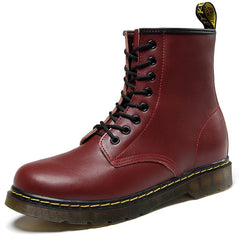 Herren Klassisch Knöchel Stiefel | Flach in Rot