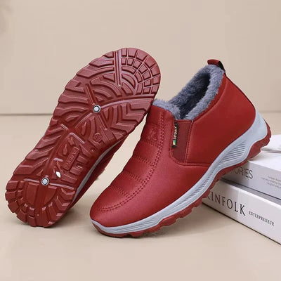 Modische Schlupf-Winterstiefel für Damen | Mit Reißverschluss