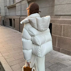Daunenjacke für Frauen in Weiß