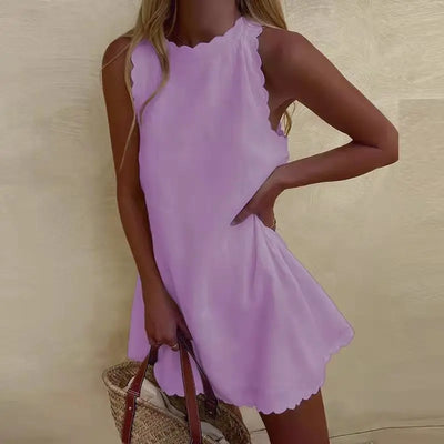 Anja® | Ärmelloses Rüschen-Kleid