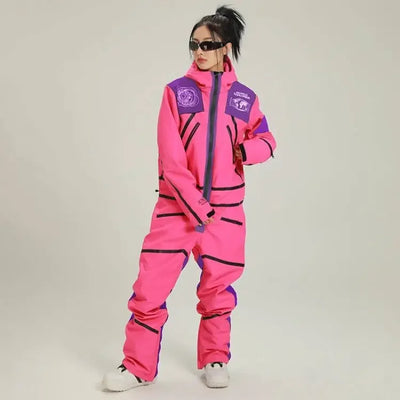 Damen Stylisch Einteiler Skianzug | Winter