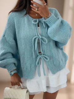 Sophie | Moderner Strickcardigan mit Stil in Blau
