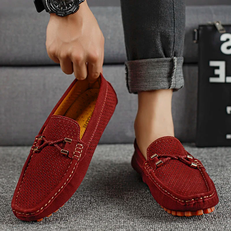 Semelle plate | Chaussures en cuir respirant