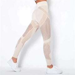 ShapeFit Anti-Cellulite Kompressionsleggings – Glättend & Stützend in Kokosnuss