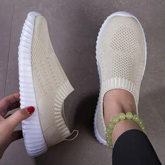 Marlene | Damen Atmungsaktive Freizeit Sneaker in Khaki