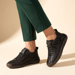 Claudia | Damen Sportliche Flexible Sneaker in Schwarz