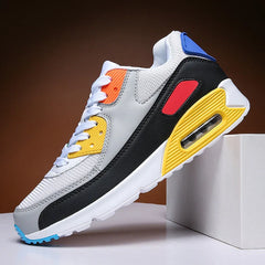RalphMattew- Sneaker Dämpfung Sportschuhe in Weiß-Grau