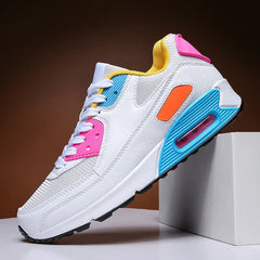 RalphMattew- Sneaker Dämpfung Sportschuhe in Rosa-weiß