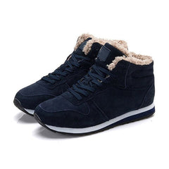 Nereo - Leichter Warmer Fell-Schnee Turnschuh in Blau