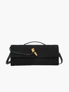 Bianca suede Tasche in Schwarz