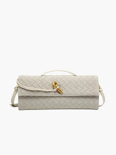 Bianca suede Tasche in Weiß