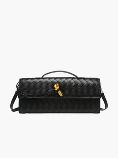 Bianca gewebte Tasche in Schwarz