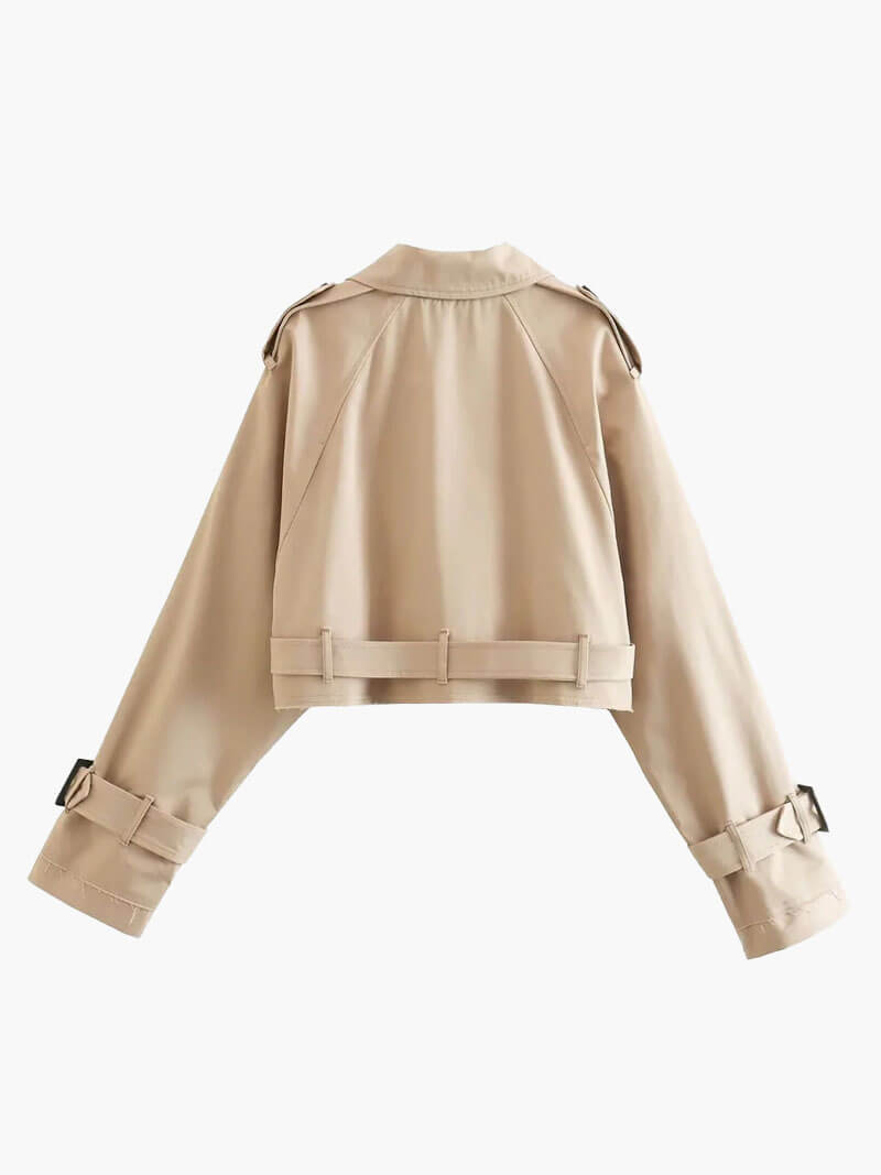 VERA | CROPPED TRENCHCOAT