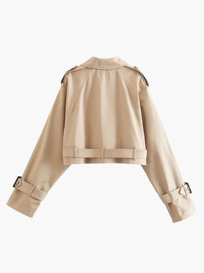 VERA | CROPPED TRENCHCOAT