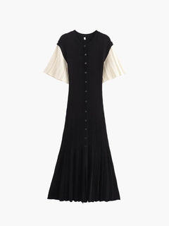Gina Midi Kleid in Schwarz