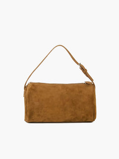 Ruby suede Tasche in Dunkelbraun