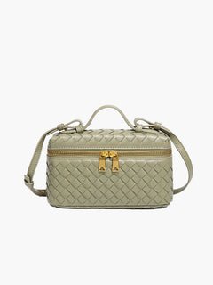 Tara gewebte Tasche in Olivgrün