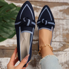 SofiaGrace™ – Elegante Damen Ballerinas mit atmungsaktivem Komfort in Marineblau