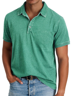 Mila | Klassisches Polo Shirt Herren Elegant in Grün