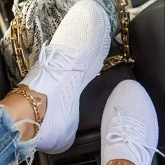 Janina | Ultraleichte Sneaker Bewegungsfreiheit in Weiß