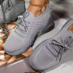Janina | Ultraleichte Sneaker Bewegungsfreiheit in Grau