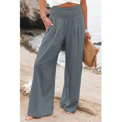 Rina - Komfortable Leinenhose für Damen in Grau