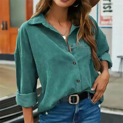 Kordeln Button Up Hemd in Grün