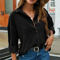 Kordeln Button Up Hemd in Schwarz