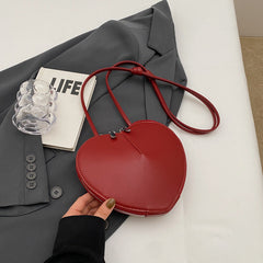 Stilvolle Damen-Schultertasche aus funktionalem, hochwertigem Material in Rot (Nur noch 4 auf Lager)